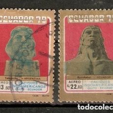 Sellos: ECUADOR. AÉREO.1980. YT A697,700. Lote 403343094
