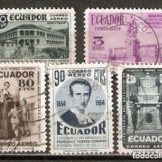 Sellos: ECUADOR. AÉREO.1954. Nº 269/73. Lote 403343619