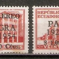 Sellos: ECUADOR. AÉREO.1954. Nº 258,259