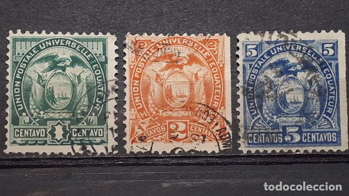 Sellos: ECUADOR . A&Ntilde;O 1887 . &deg;. YVERT 15/7 - Foto 1