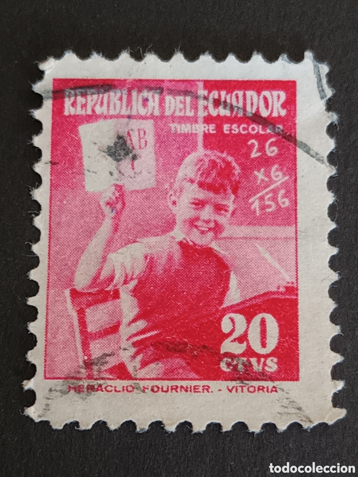 Sellos: ECUADOR. 1954. USADO. - Foto 1