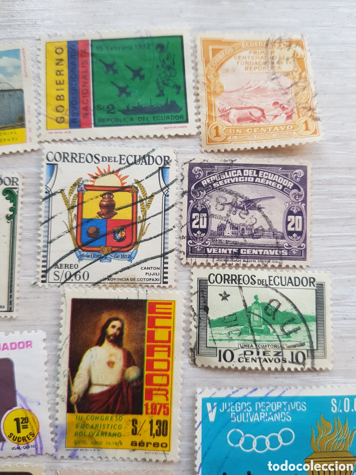 Sellos: 35 Sellos Postales de Ecuador - Foto 2