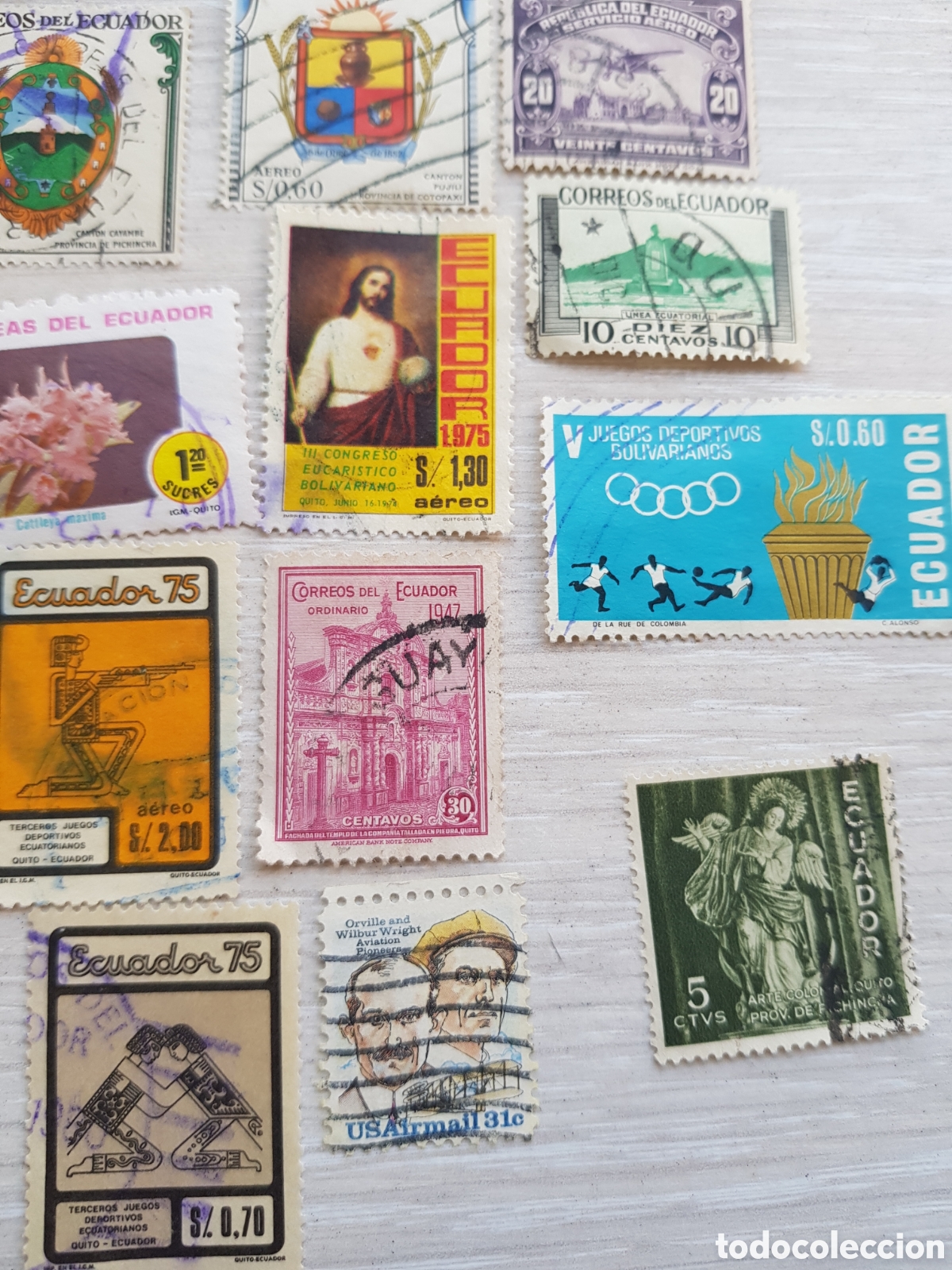 Sellos: 35 Sellos Postales de Ecuador - Foto 3