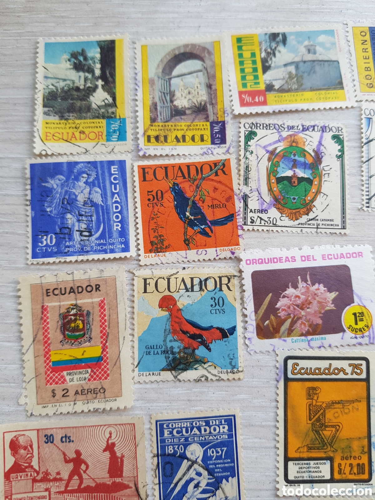 Sellos: 35 Sellos Postales de Ecuador - Foto 4