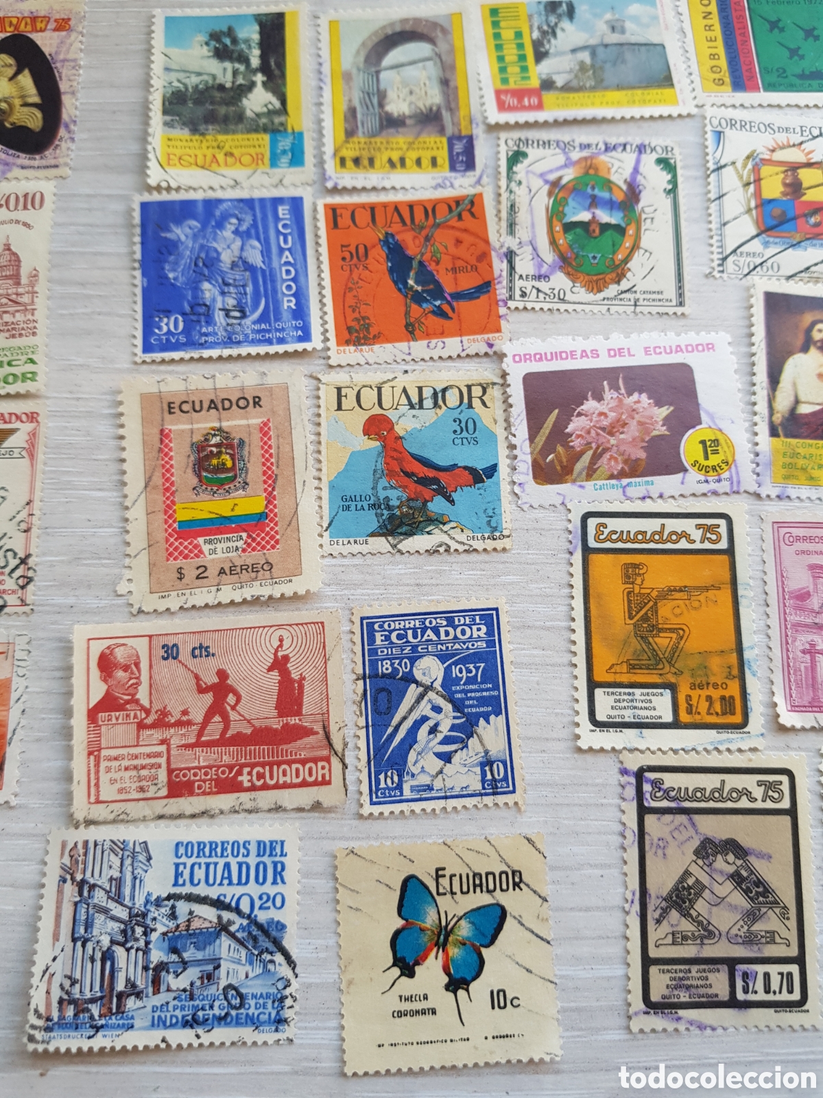 Sellos: 35 Sellos Postales de Ecuador - Foto 5