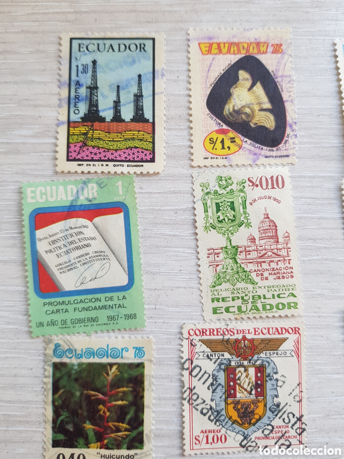 Sellos: 35 Sellos Postales de Ecuador - Foto 6