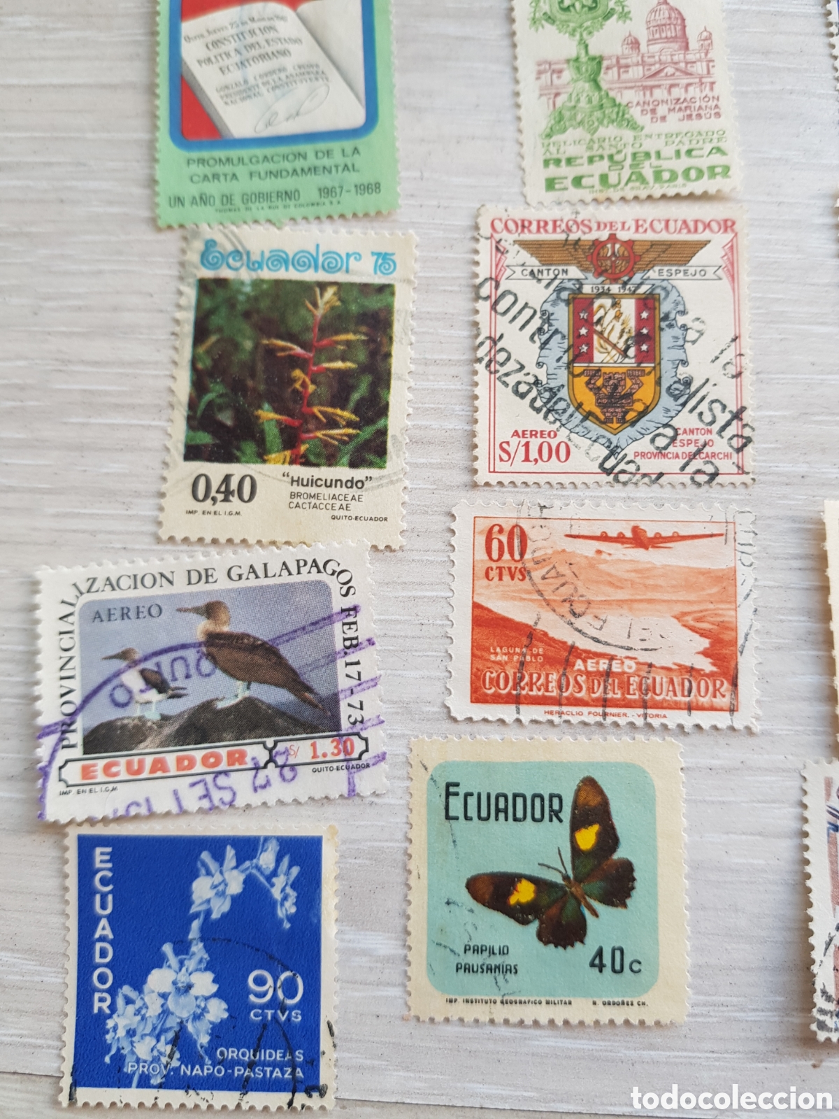 Sellos: 35 Sellos Postales de Ecuador - Foto 7