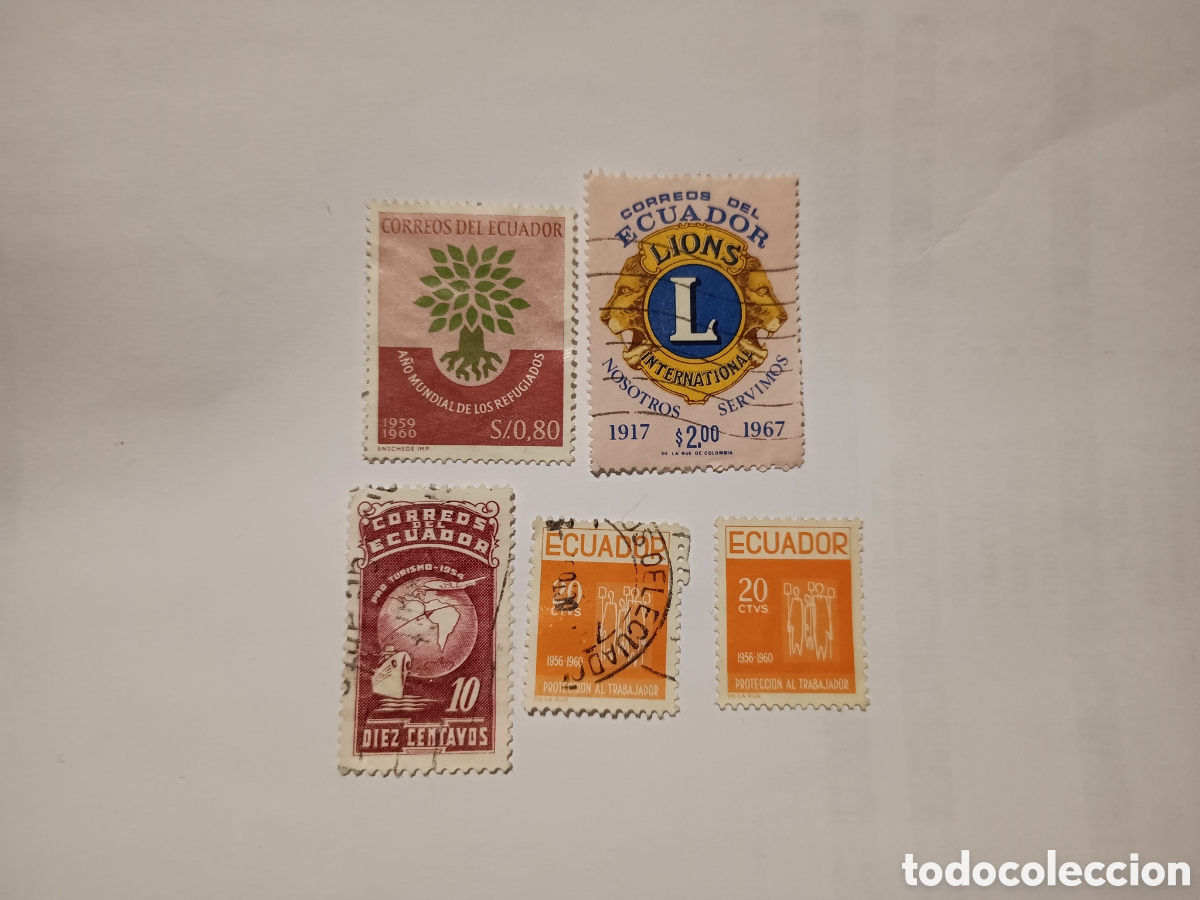 Sellos: SELLOS DE ECUADOR USADOS - Foto 1