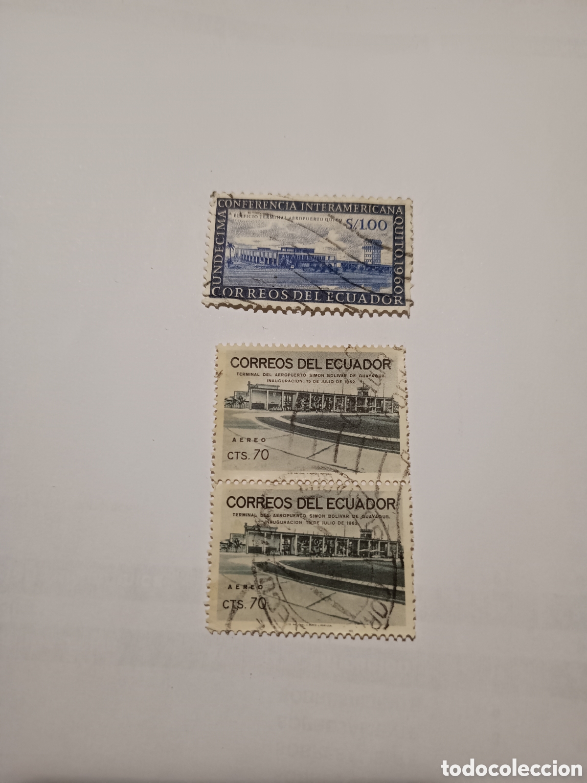 Sellos: SELLOS DE ECUADOR USADOS - Foto 1