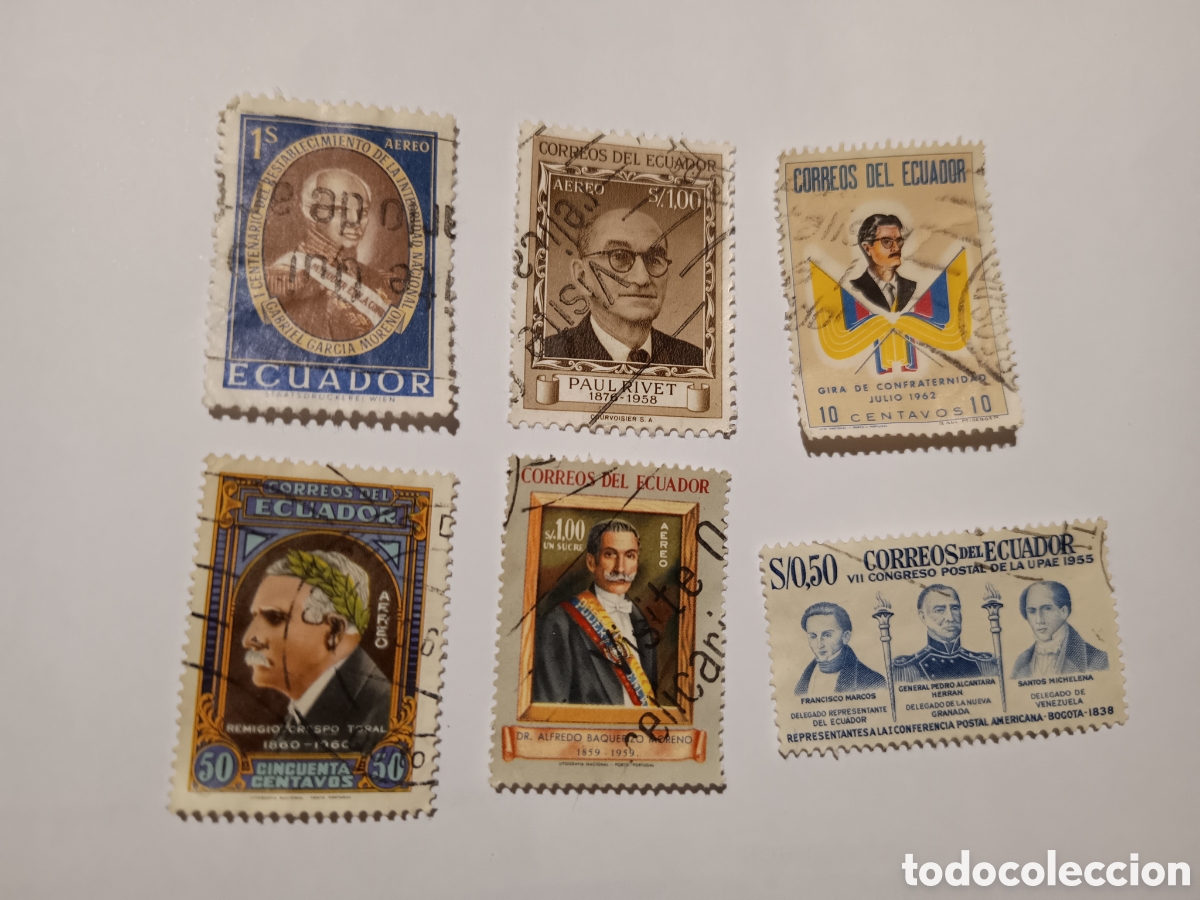 Sellos: SELLOS DE ECUADOR USADOS - Foto 1