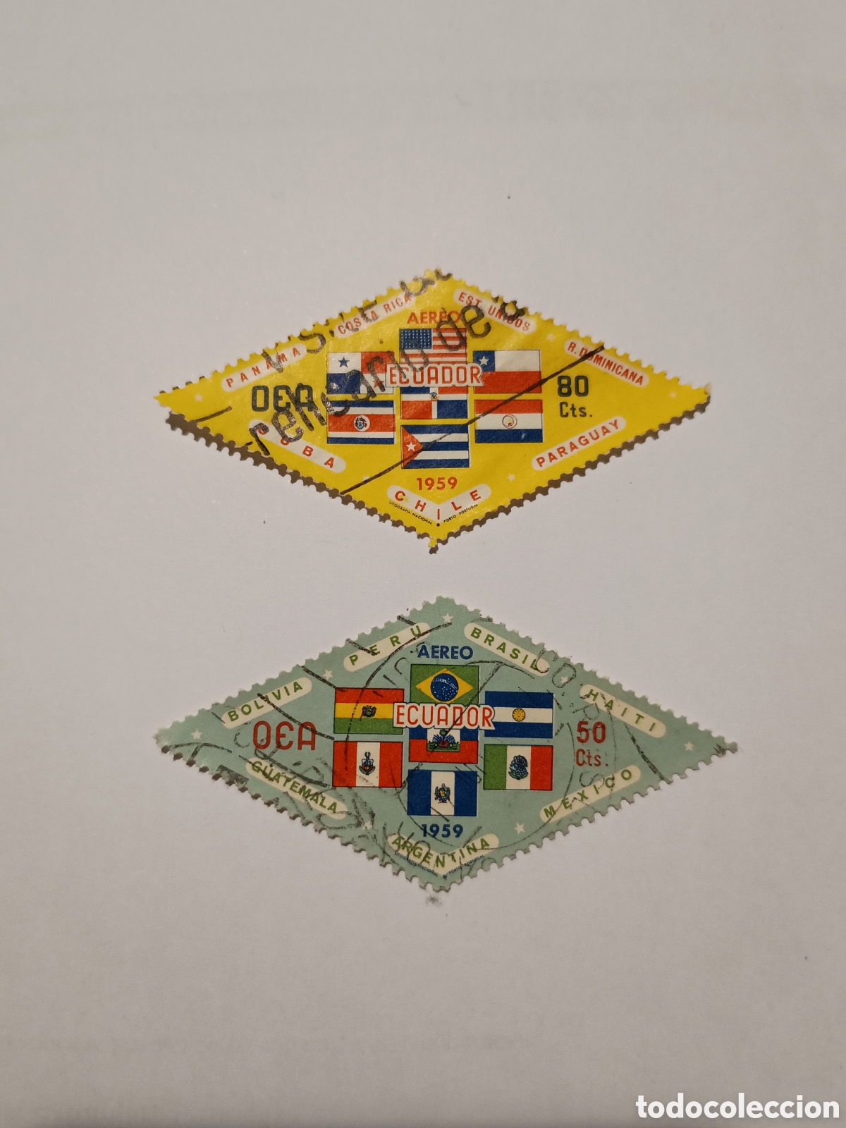 Sellos: SELLOS DE ECUADOR USADOS - Foto 1