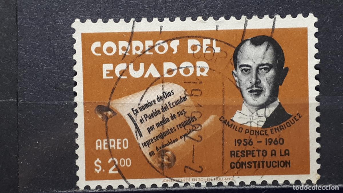 Sellos: ECUADOR. A&Ntilde;O 1960. &deg;. YVERT 375 - Foto 1