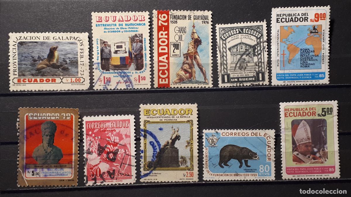 Sellos: ECUADOR.&deg;. Lote de sellos a catalogar - Foto 1