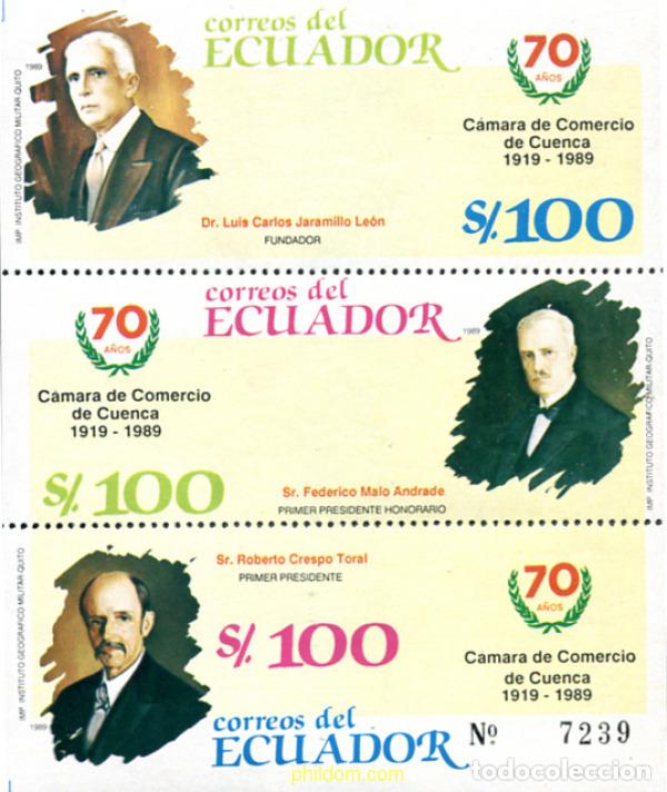 Sellos: 309016 MNH ECUADOR 1990 CAMARA DE COMERCIO DE CUENCA - Foto 1