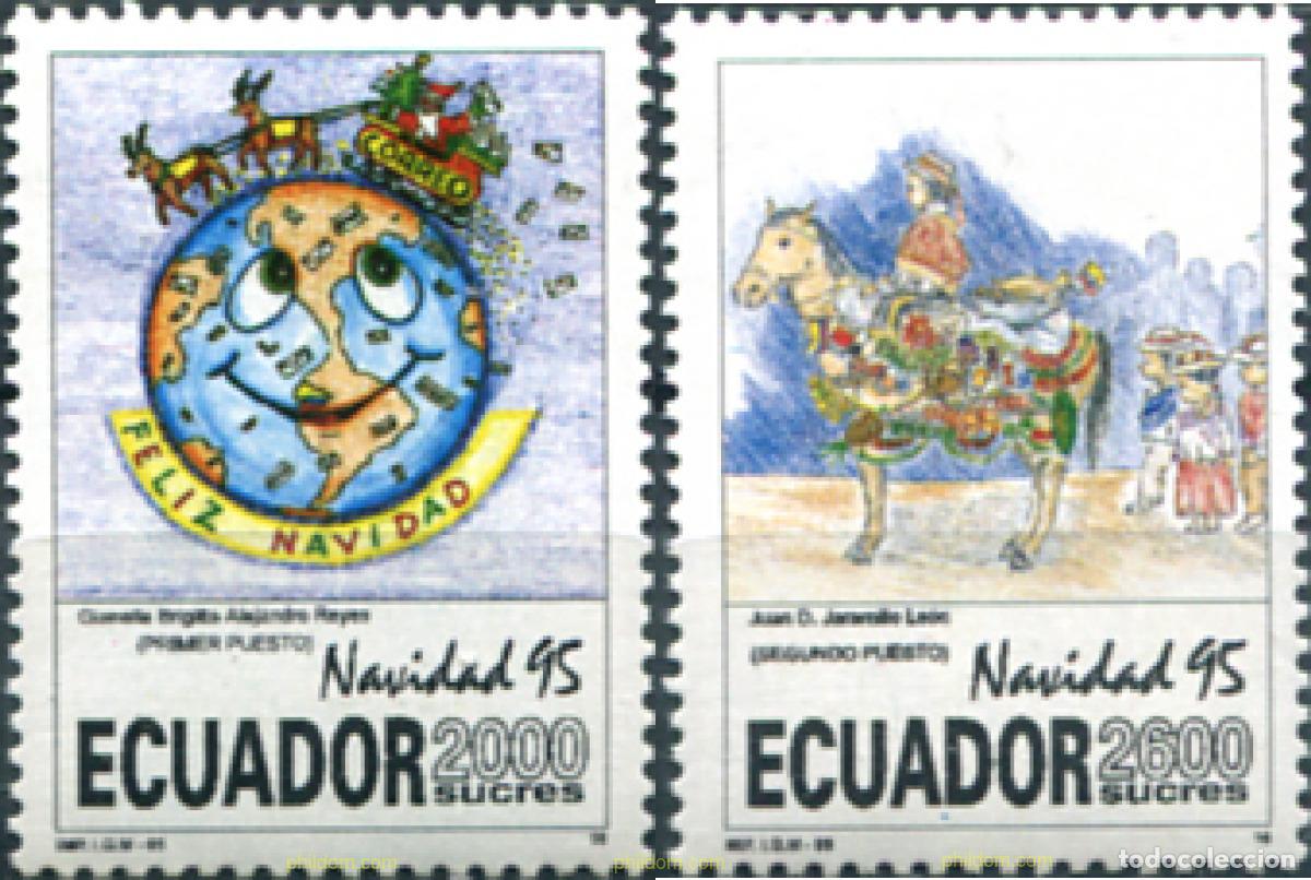 Sellos: 309045 MNH ECUADOR 1995 NAVIDAD - Foto 1