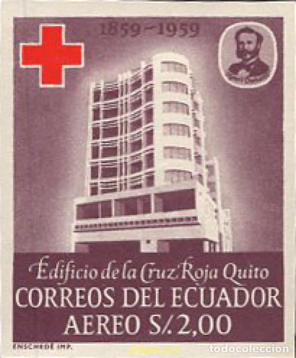 Sellos: 666252 MNH ECUADOR 1960 EDIFICIO DE LA CRUZ ROJA - Foto 1
