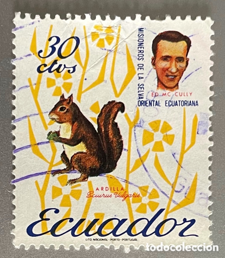 Sellos: Ecuador. Homenaje a misioneros. 1965 - Foto 1