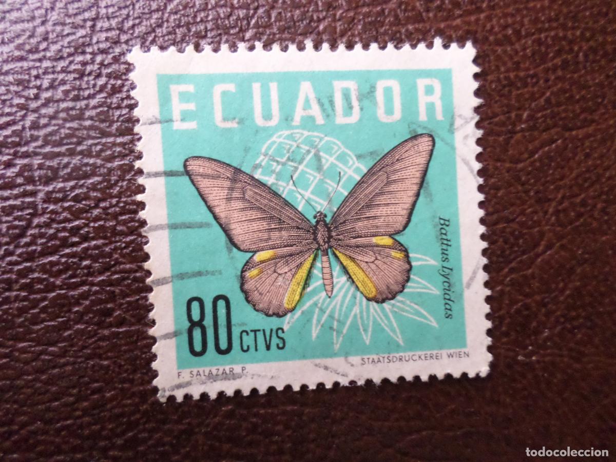 Sellos: *ecuador, 1961, mariposas, Yvert 679 - Foto 1
