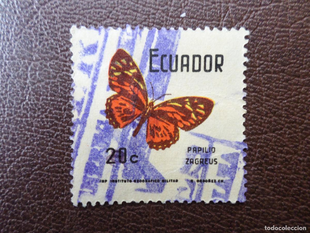 Sellos: *ecuador, 1970, mariposas, Yvert 824 - Foto 1