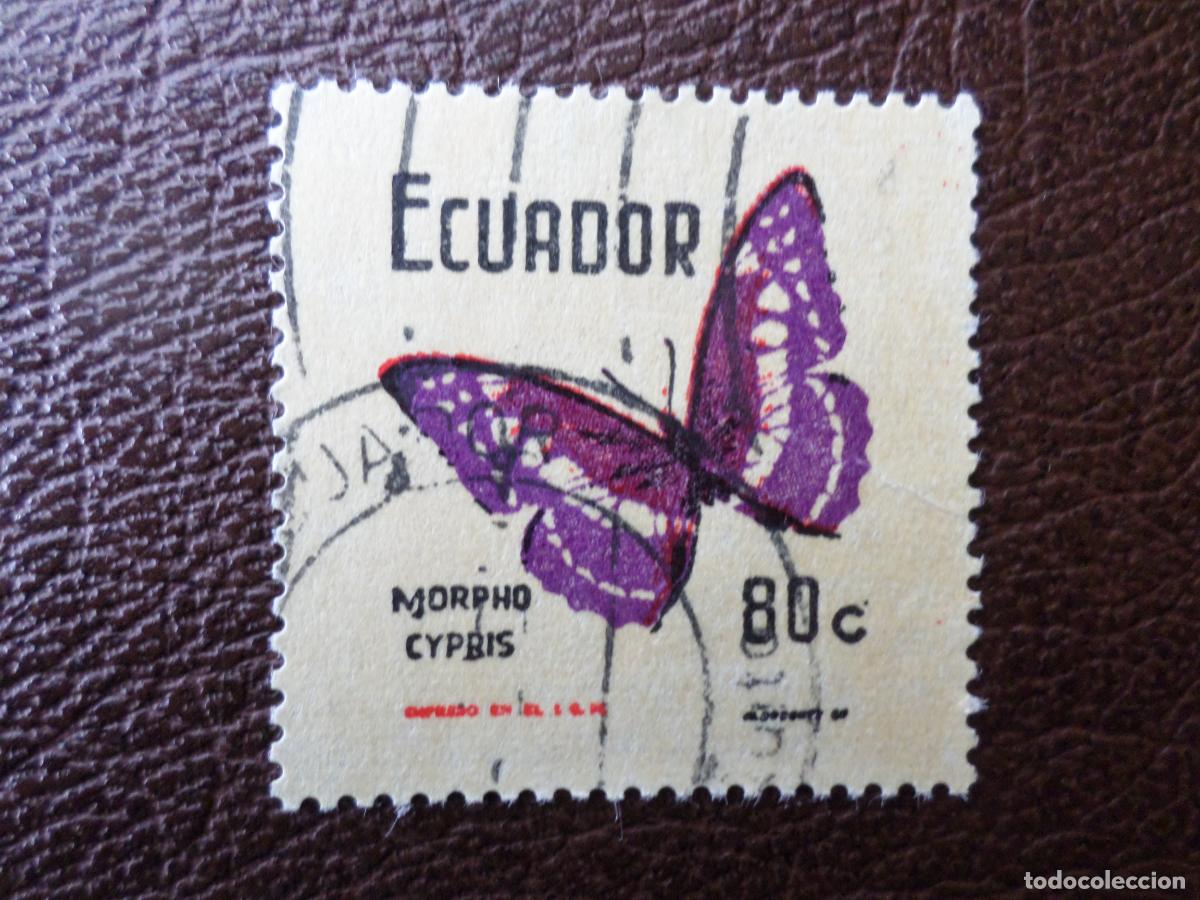 Sellos: *ecuador, 1970, mariposas, Yvert 829 - Foto 1