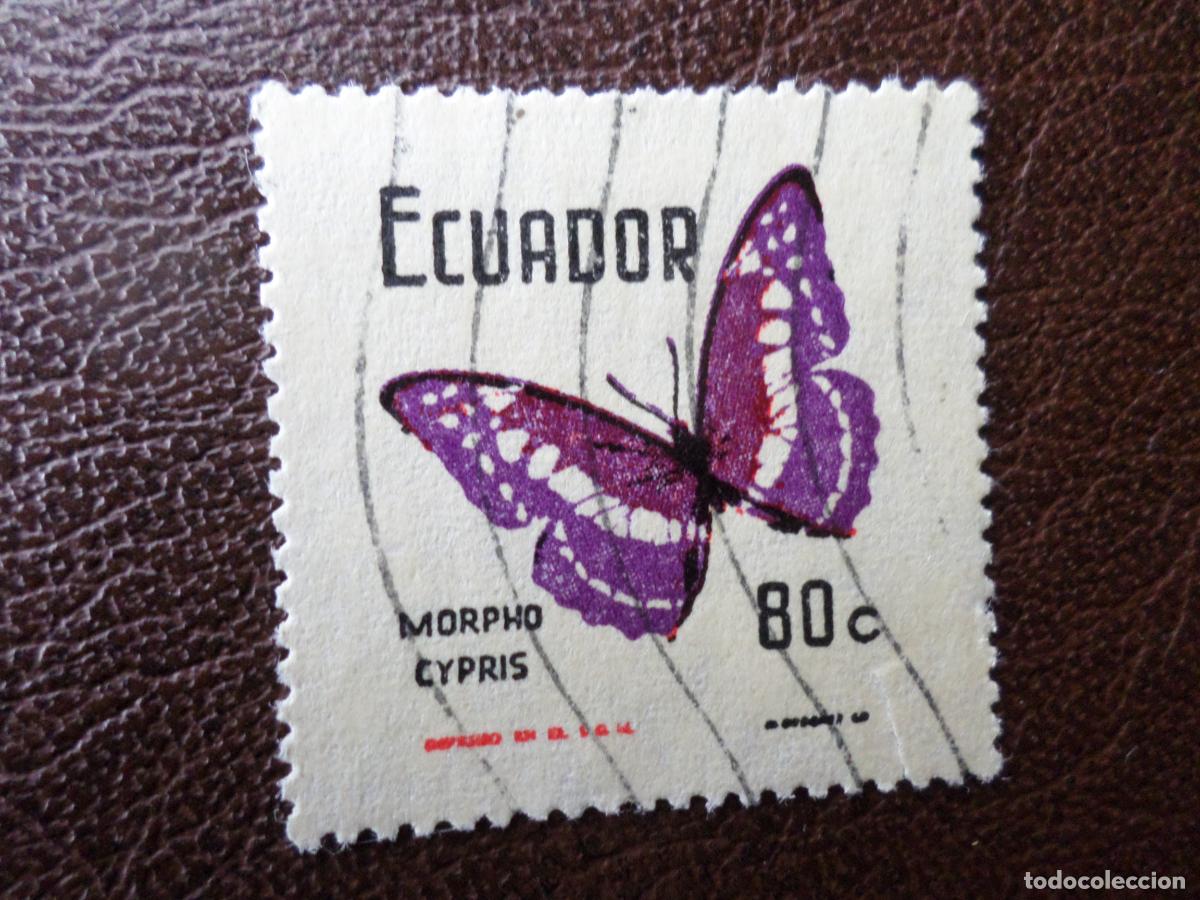 Sellos: *ecuador, 1970, mariposas, Yvert 829 - Foto 1