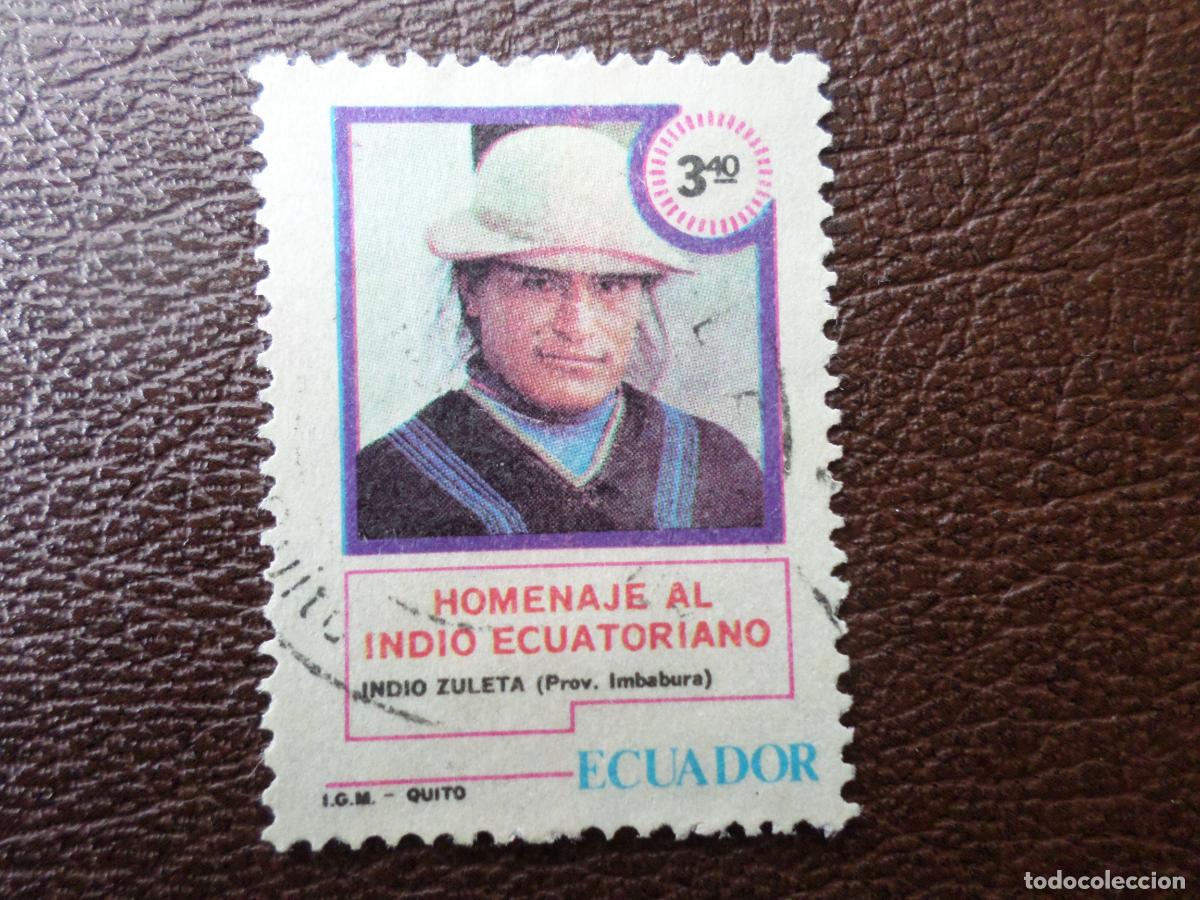 Sellos: *ecuador, 1980, indios ecuatorianos, Yvert 993B - Foto 1