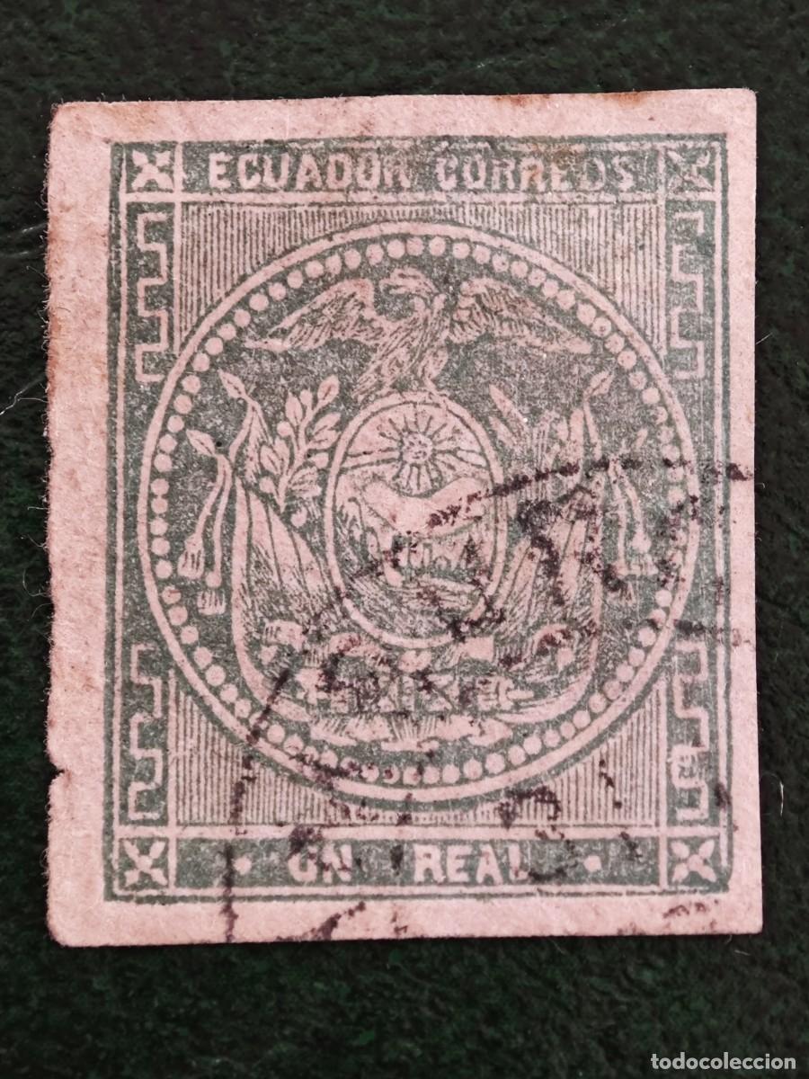 Sellos: 1865 Ecuador Sudam&eacute;rica - Foto 1