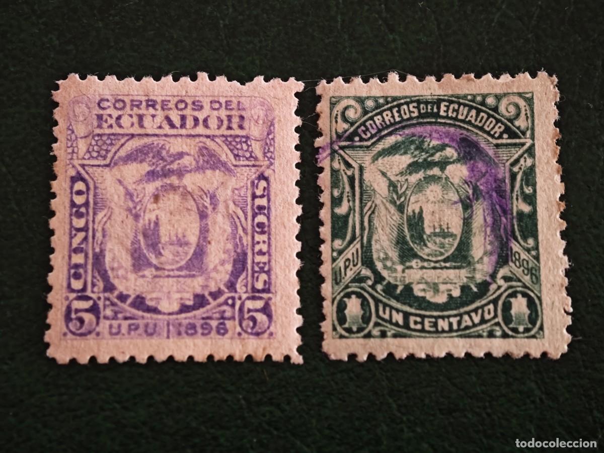 Sellos: 1896 Ecuador Sudam&eacute;rica - Foto 1