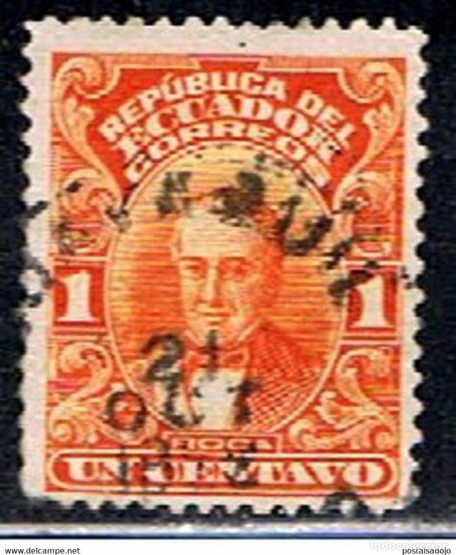 Sellos: ECUADOR // YVERT 189 // 1915-17 ... USADO - Foto 1