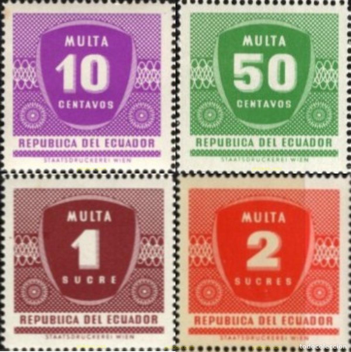 Sellos: 750110 MNH ECUADOR 1958 - Foto 1