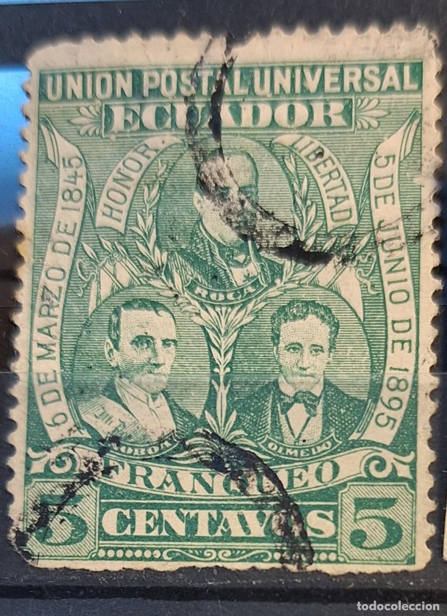 Sellos: ECUADOR, 1896, CAT.YT.71. - Foto 1