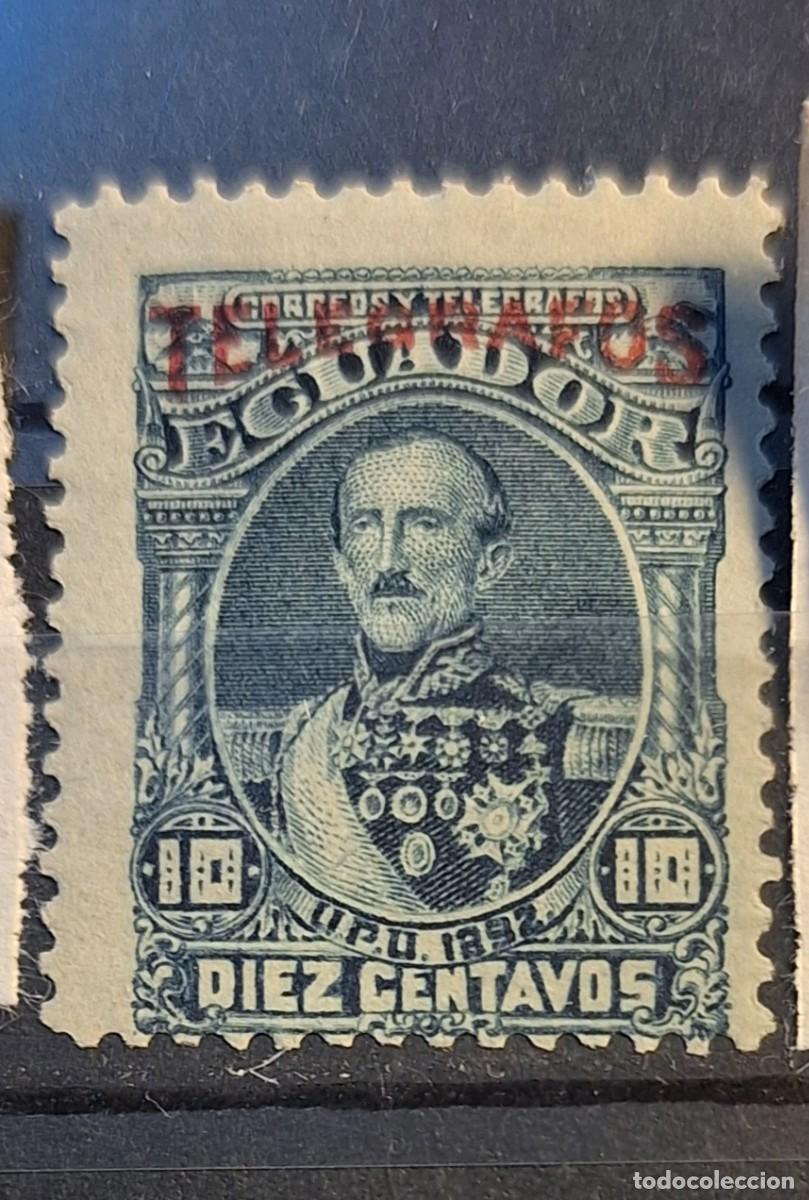 Sellos: ECUADOR, 1892, CAT.YT.TE.4. - Foto 1