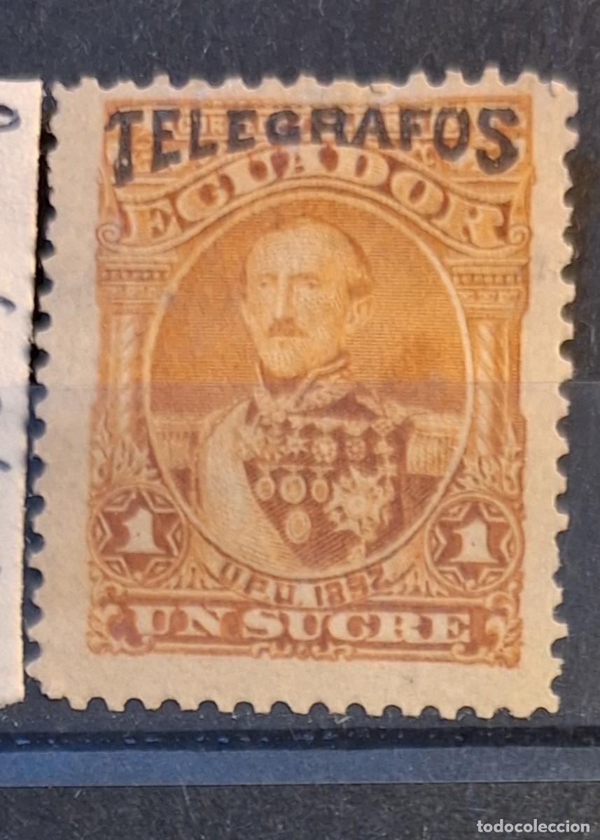 Sellos: ECUADOR, 1892, CAT.YT. TE.7. - Foto 1