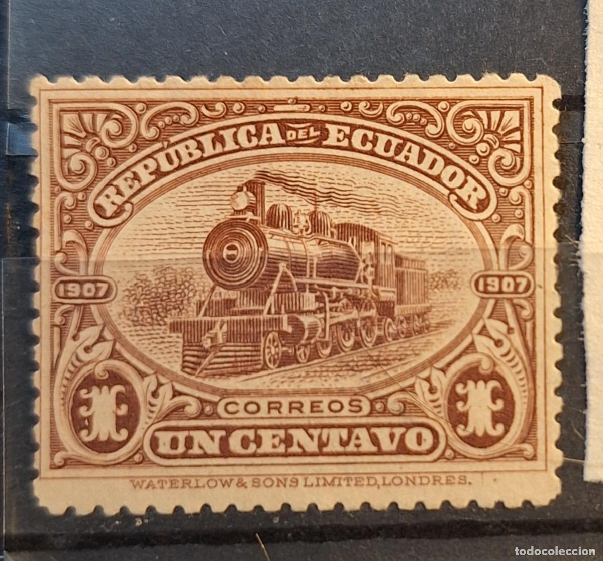 Sellos: ECUADOR, 1908, CAT.155. - Foto 1