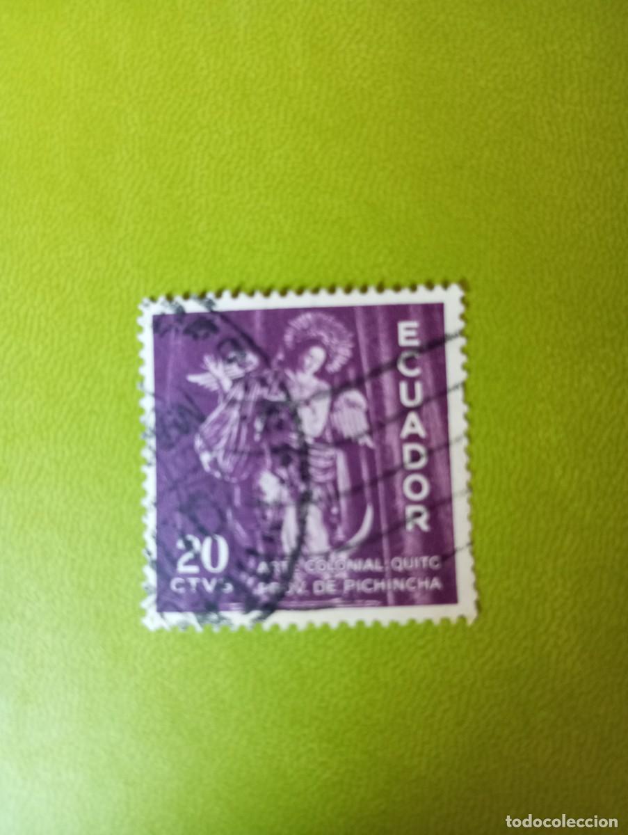 Sellos: ECUADOR, 1959, VIRGEN DE QUITO - Foto 1