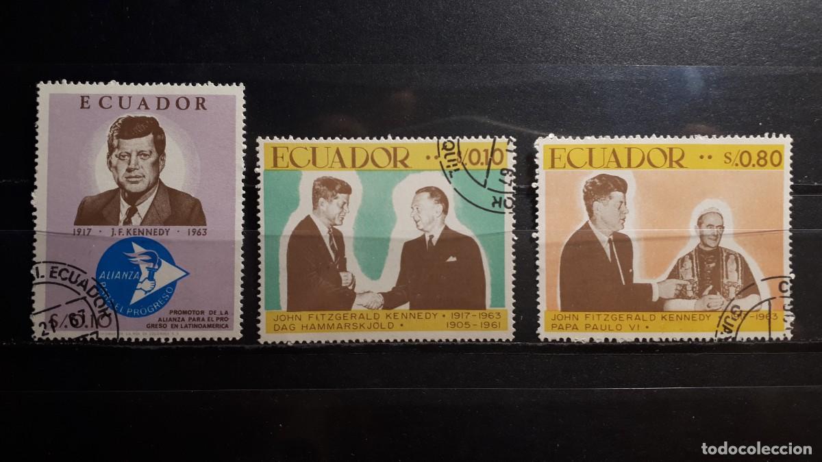 Sellos: ECUADOR. A&Ntilde;O 1967. &deg;. Yvert 784/6 - Foto 1