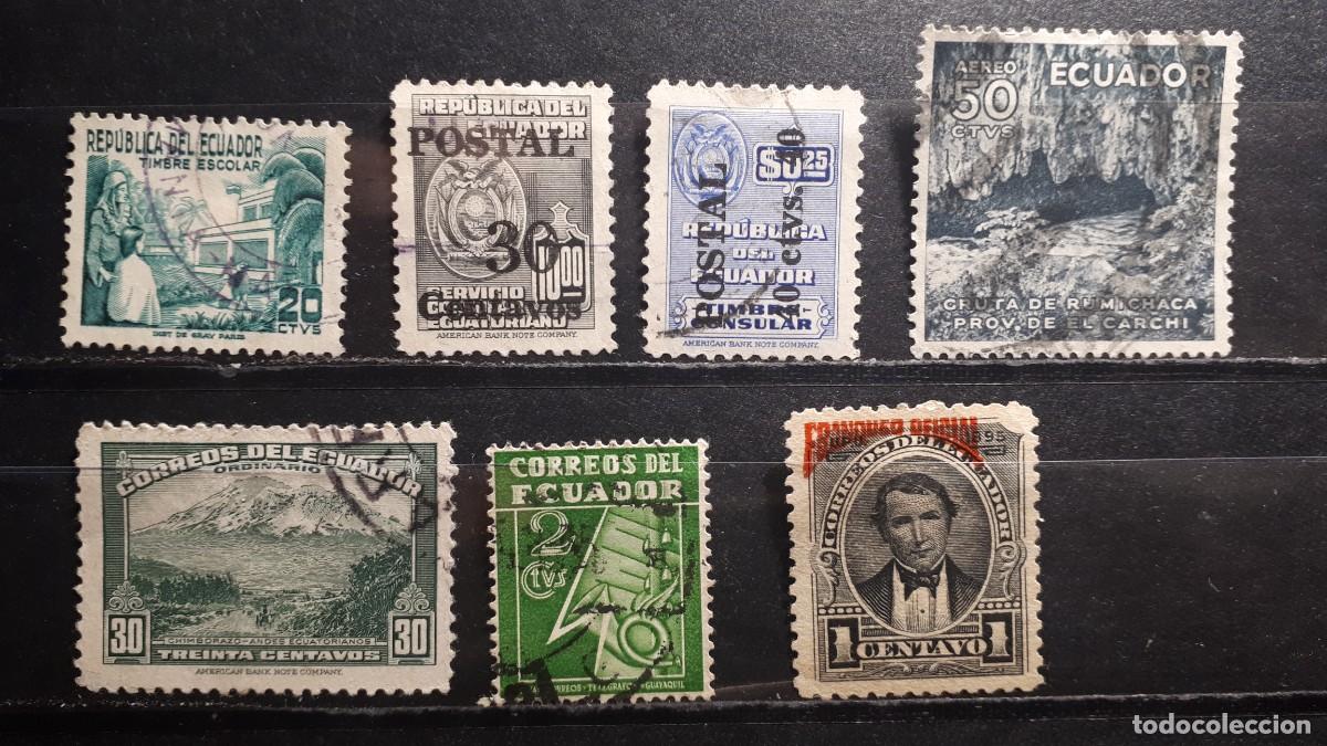 Sellos: ECUADOR. &deg;. Yvert A catalogar - Foto 1