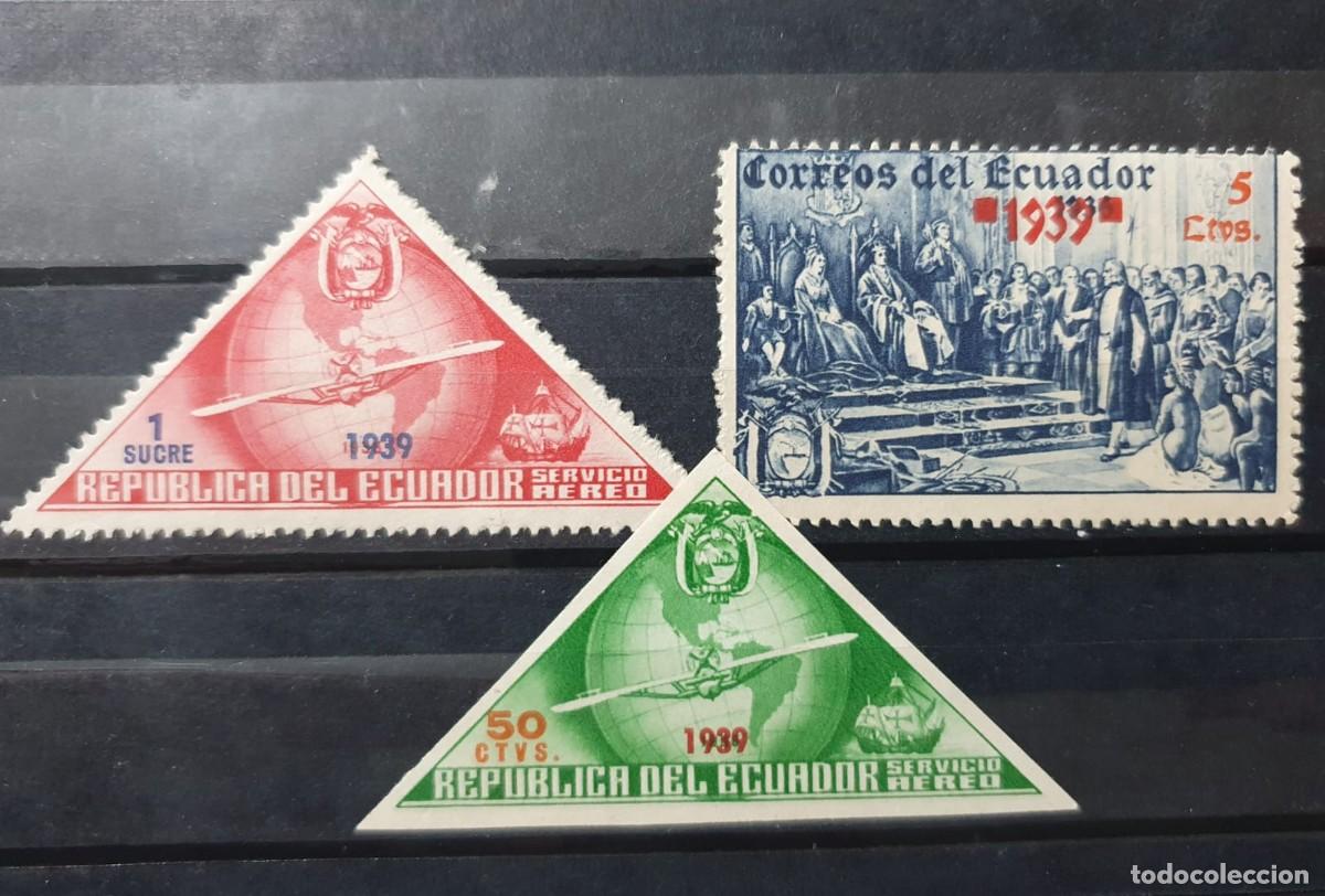 Sellos: SELLOS NUEVOS ECUADOR 1939 - Foto 1