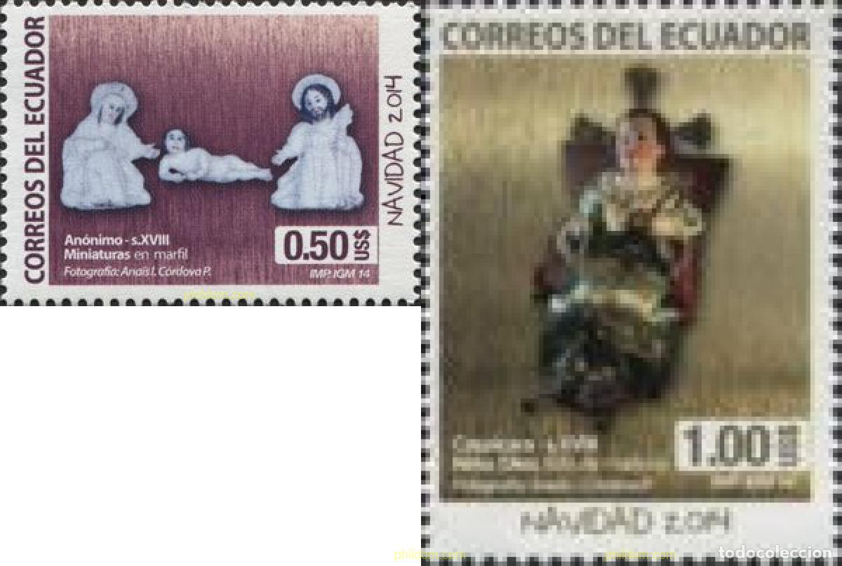 Sellos: 333806 MNH ECUADOR 2014 NAVIDAD - Foto 1