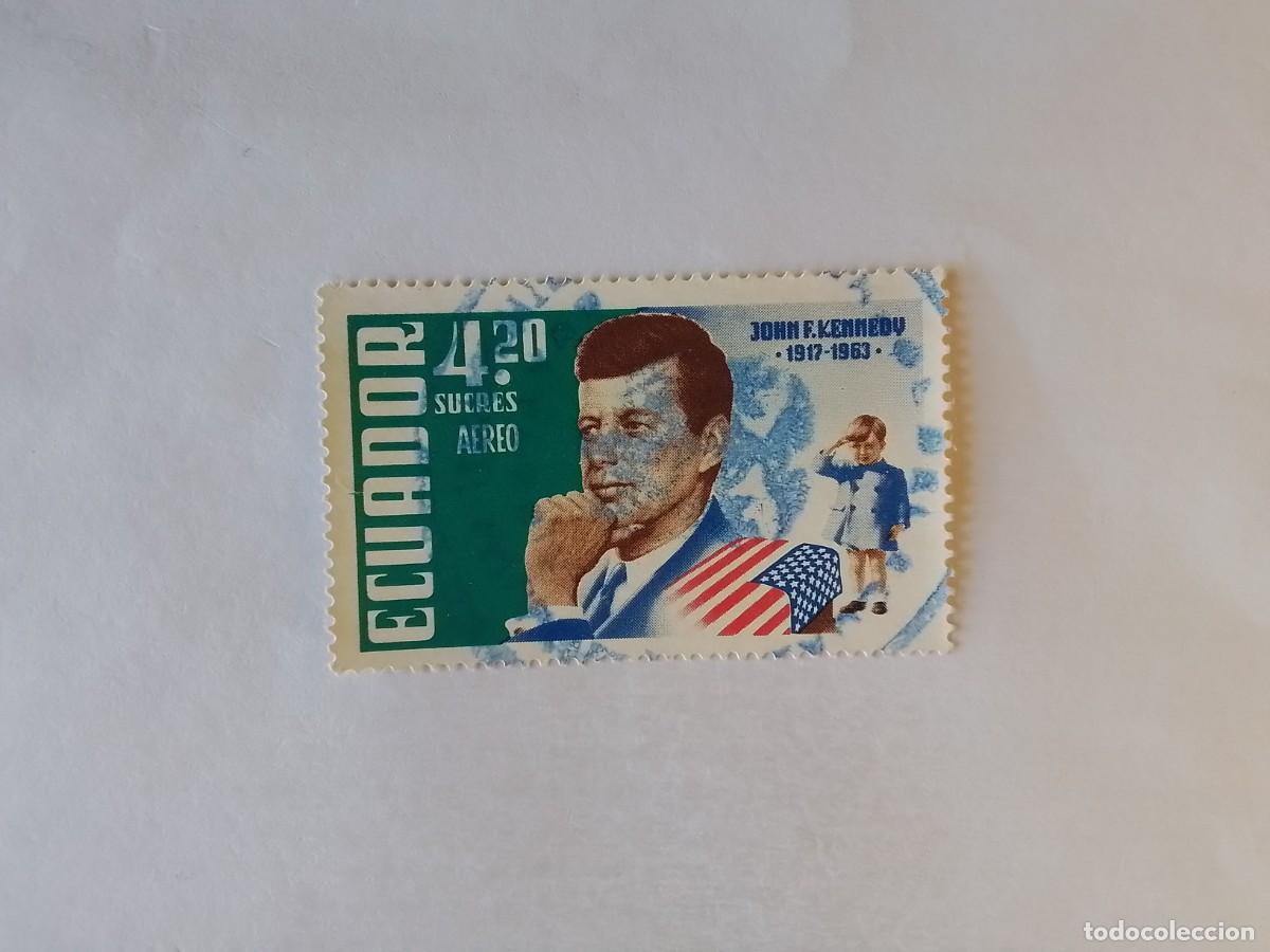 Sellos: A&Ntilde;O 1963 ECUADOR SELLO USADO