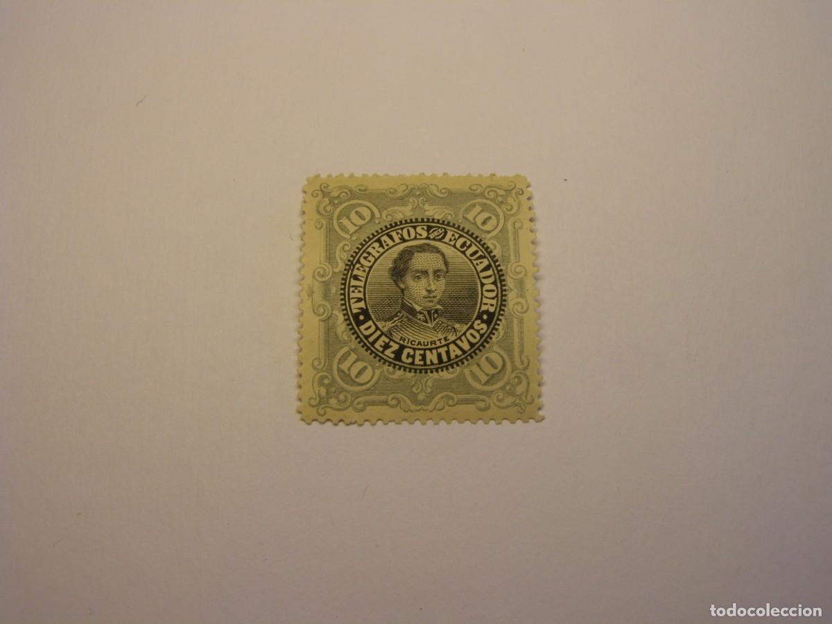 Sellos: Sello antiguo de Ecuador, tel&eacute;grafos.