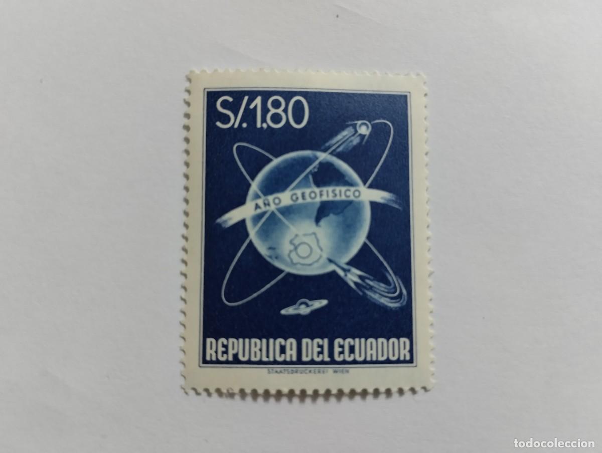 Sellos: SELLO REP&Uacute;BLICA DEL ECUADOR, A&Ntilde;O 1958, SERIE COMPLETA**MNH, A&Ntilde;O GEOF&Iacute;SICO. YVERT 649