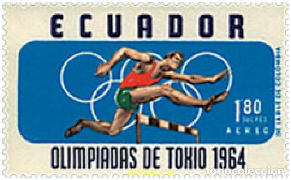Sellos: 668465 MNH ECUADOR 1964 18 JUEGOS OLIMPICOS VERANO TOKIO 1964