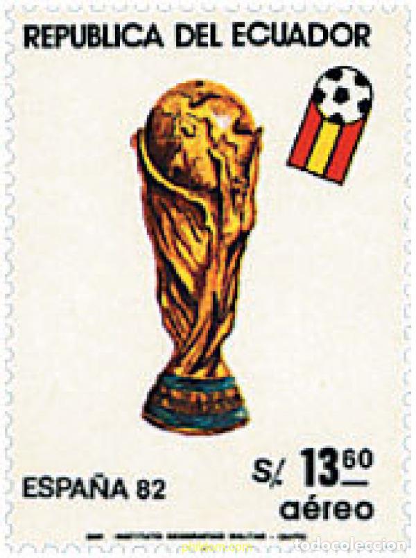 Sellos: 603516 MNH ECUADOR 1981 COPA DEL MUNDO DE FUTBOL. ESPA&Ntilde;A-82