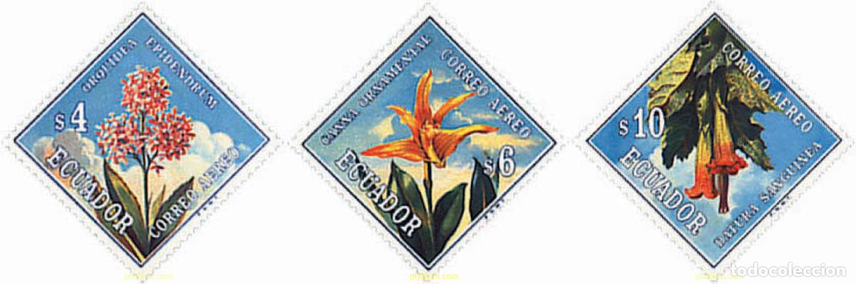 Sellos: 88656 MNH ECUADOR 1972 FLORES