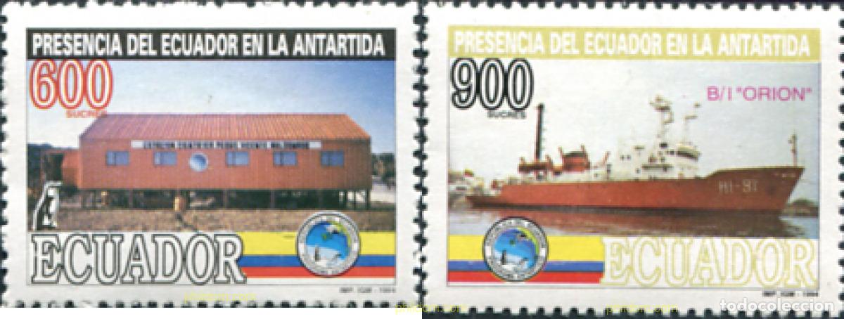 Sellos: 56934 MNH ECUADOR 1994 PRESENCIA DE ECUADOR EL LA ANTARTIDA
