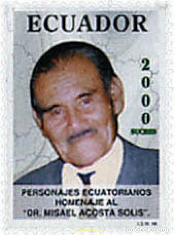 Sellos: 204803 MNH ECUADOR 1998 PERSONALIDADES ECUATORIANAS