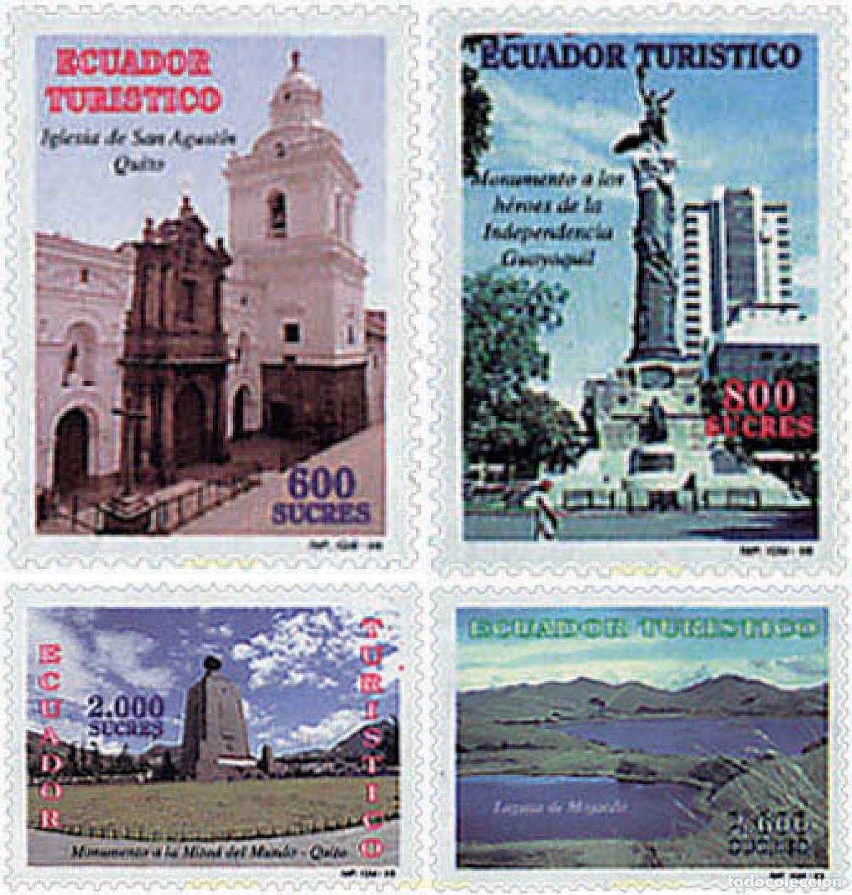 Sellos: 86636 MNH ECUADOR 1998 TURISMO