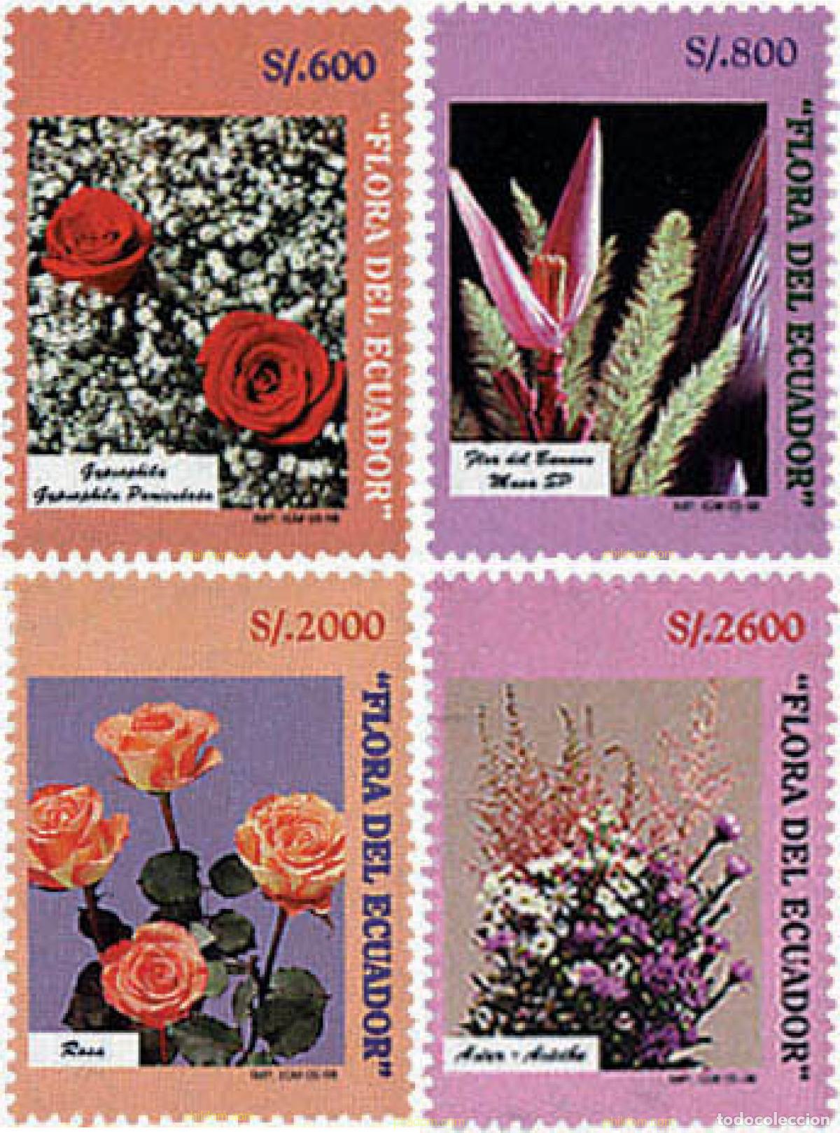 Sellos: 98686 MNH ECUADOR 1998 FLORA DEL ECUADOR