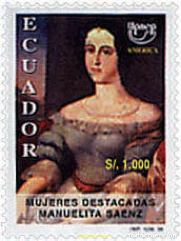 Sellos: 52469 MNH ECUADOR 1999 AMERICA-UPAEP 1998 - MUJERES CELEBRES